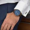 Montre homme Hugo Boss Champion réf. 1513817, mouvement quartz, boîtier 44 mm, cuir, étanche 100 m – vue principale, Horlova Maroc