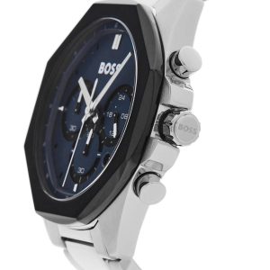 Montre homme Hugo Boss Cloud 43 mm réf. 1514015, mouvement quartz chronographe – vue de trois-quarts