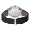 Montre homme Hugo Boss Contender réf. 1514125, mouvement quartz, boîtier 44 mm, cuir, verre minéral, étanche 50 m – troisième vue