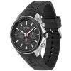 Montre homme Hugo Boss Distinct réf. 1513855, mouvement quartz, boîtier 46 mm, silicone, étanche 50 m – deuxième vue