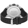 Montre homme Hugo Boss Distinct réf. 1513855, mouvement quartz, boîtier 46 mm, silicone, étanche 50 m – troisième vue