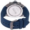 Montre homme Hugo Boss Distinct 46 mm réf. 1513856, cadran bleu, bracelet caoutchouc – autre angle