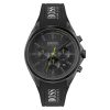 Montre homme Hugo Boss Distinct réf. 1513859, chronographe quartz, boîtier 46 mm, acier inoxydable, silicone – vue principale, Horlova Maroc