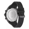 Montre homme Hugo Boss Distinct réf. 1513859, chronographe quartz, boîtier 46 mm, acier inoxydable, silicone – quatrième vue