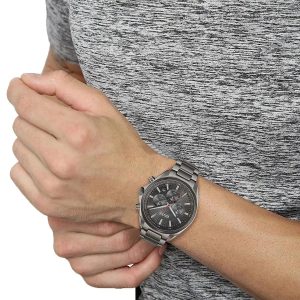 Montre homme Hugo Boss Distinct Caractère Affirmé réf. 1513858, chronographe quartz, boîtier 46 mm – vue principale, Horlova Maroc