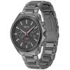 Montre homme Hugo Boss Distinct Caractère Affirmé réf. 1513858, chronographe quartz, boîtier 46 mm, acier inoxydable – deuxième vue
