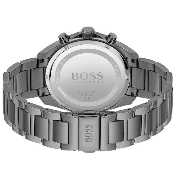 Montre homme Hugo Boss Distinct Caractère Affirmé réf. 1513858, chronographe quartz, boîtier 46 mm, acier inoxydable – troisième vue