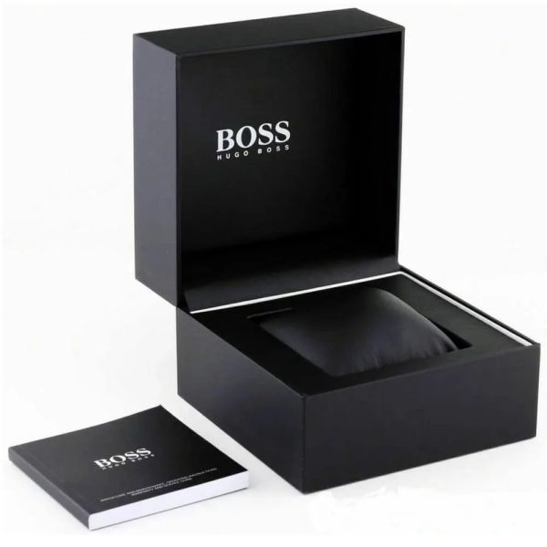 Montre homme Hugo Boss Distinct Caractère Affirmé réf. 1513858, chronographe quartz, boîtier 46 mm, acier inoxydable – quatrième vue
