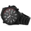 Montre homme Hugo Boss Globetrotter réf. 1513825, chronographe quartz, boîtier 46 mm, acier inoxydable, étanche 100 m – deuxième vue