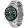 Montre homme Hugo Boss Globetrotter réf. 1513930, chronographe quartz, boîtier 46 mm, acier inoxydable, étanche 100 m – troisième vue