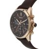 Montre homme Hugo Boss Grand Prix 44 mm réf. 1513605, cadran marron, mouvement quartz chronographe – vue de trois-quarts