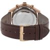 Montre homme Hugo Boss Grand Prix 44 mm réf. 1513605, cadran marron, mouvement quartz chronographe – vue rapprochée