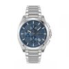Montre homme Hugo Boss Grandmaster réf. 1513884, chronographe quartz, acier inoxydable – vue principale, Horlova Maroc