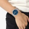 Montre homme Hugo Boss Gregor réf. 1514052, chronographe quartz, boîtier 44 mm, acier inoxydable, maille milanaise – deuxième vue