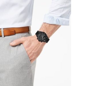 Montre homme Hugo Boss Hero réf. 1513754, chronographe quartz, boîtier 43 mm, acier inoxydable, étanche 50 m – vue principale, Horlova Maroc