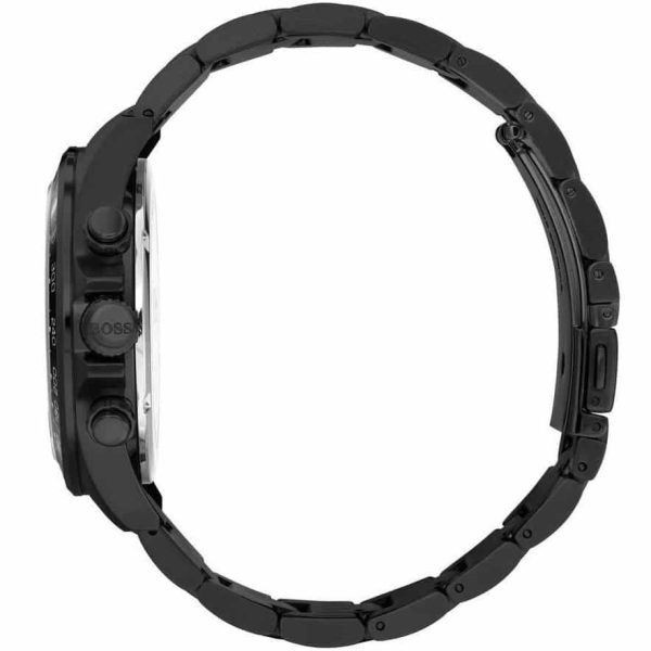 Montre homme Hugo Boss Hero réf. 1513754, chronographe quartz, boîtier 43 mm, acier inoxydable, étanche 50 m – troisième vue