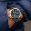 Montre homme Hugo Boss Hero réf. 1513767, chronographe quartz, boîtier 43 mm, acier inoxydable – vue principale, Horlova Maroc