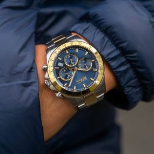 Montre homme Hugo Boss Hero réf. 1513767, chronographe quartz, boîtier 43 mm, acier inoxydable – vue principale, Horlova Maroc