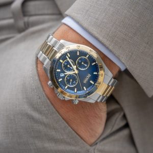 Montre homme Hugo Boss Hero réf. 1513767, chronographe quartz, boîtier 43 mm, acier inoxydable – deuxième vue