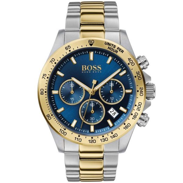 Montre homme Hugo Boss Hero réf. 1513767, chronographe quartz, boîtier 43 mm, acier inoxydable – troisième vue