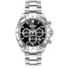 Montre homme Hugo Boss Hero 43 mm réf. 1514267, cadran noir, mouvement quartz chronographe – vue de face | Horlova Maroc