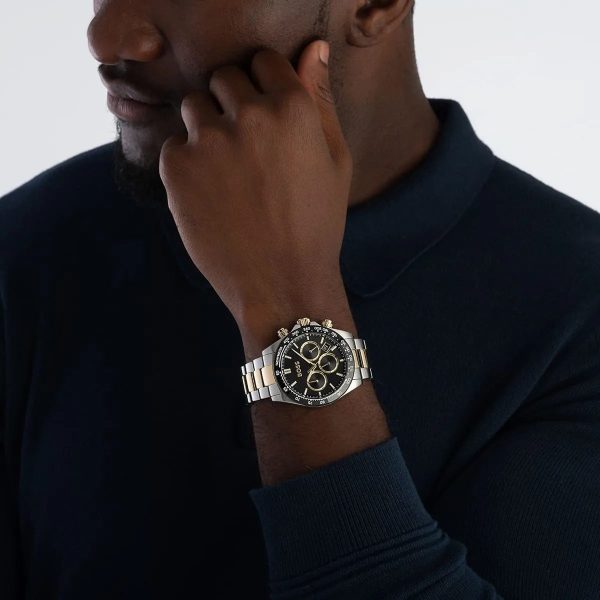 Montre homme Hugo Boss Hero réf. 1514269, chronographe quartz, boîtier 43 mm, acier inoxydable – troisième vue