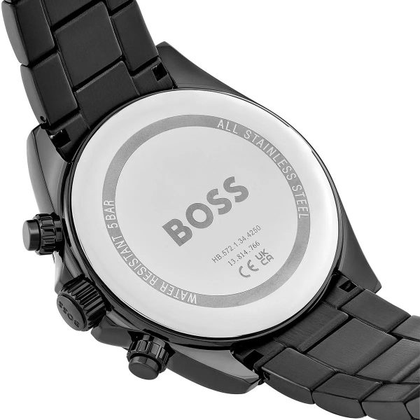 Montre homme Hugo Boss Hero réf. 1514271, chronographe quartz, boîtier 43 mm, acier inoxydable – deuxième vue