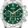 Montre homme Hugo Boss Hero réf. 1514217, chronographe quartz, boîtier 45 mm, acier inoxydable, étanche 50 m – vue principale, Horlova Maroc