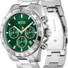 Montre homme Hugo Boss Hero réf. 1514217, chronographe quartz, boîtier 45 mm, acier inoxydable, verre minéral, étanche 50 m – deuxième vue
