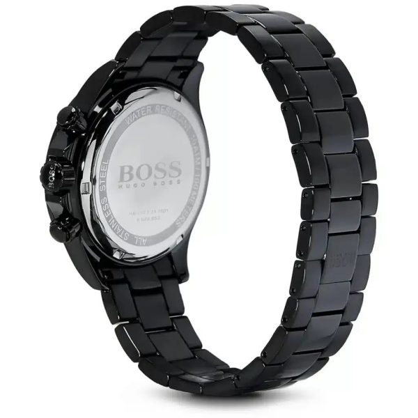 Montre homme Hugo Boss Ikon réf. 1512961, mouvement quartz, boîtier 44 mm, acier inoxydable, étanche 100 m – deuxième vue