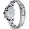 Montre homme Hugo Boss Ikon 44 mm réf. 1512964, cadran argenté, bracelet acier – autre angle