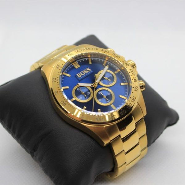 Montre homme Hugo Boss Ikon réf. 1513340, chronographe quartz, boîtier 44 mm, acier inoxydable, verre minéral – deuxième vue