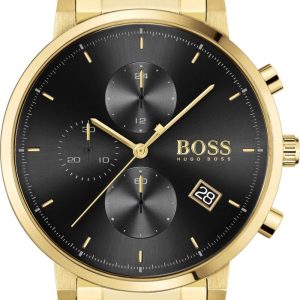 Montre homme Hugo Boss Integrity réf. 1513781, chronographe quartz, boîtier 43 mm, acier inoxydable – vue principale, Horlova Maroc