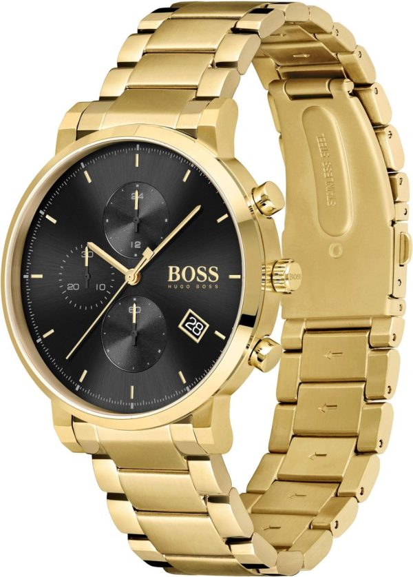 Montre homme Hugo Boss Integrity réf. 1513781, chronographe quartz, boîtier 43 mm, acier inoxydable, verre minéral – deuxième vue