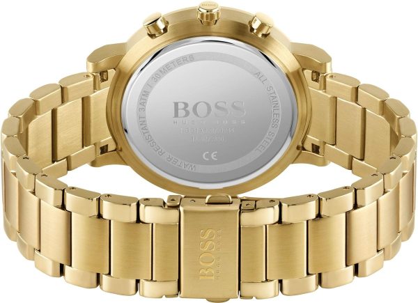 Montre homme Hugo Boss Integrity réf. 1513781, chronographe quartz, boîtier 43 mm, acier inoxydable, verre minéral – troisième vue