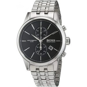 Montre homme Hugo Boss Jet réf. 1513383, mouvement quartz, boîtier 41 mm, acier inoxydable – vue principale, Horlova Maroc
