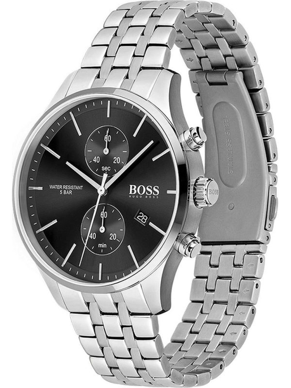 Montre homme Hugo Boss Jet réf. 1513383, mouvement quartz, boîtier 41 mm, acier inoxydable – deuxième vue