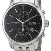 Montre homme Hugo Boss Jet réf. 1513383, mouvement quartz, boîtier 41 mm, acier inoxydable – troisième vue