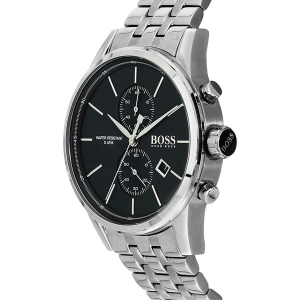 Montre homme Hugo Boss Jet réf. 1513383, mouvement quartz, boîtier 41 mm, acier inoxydable – quatrième vue