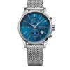 Montre homme Hugo Boss Jet 41 mm réf. 1513441, bracelet acier, mouvement quartz chronographe – vue de face | Horlova Maroc