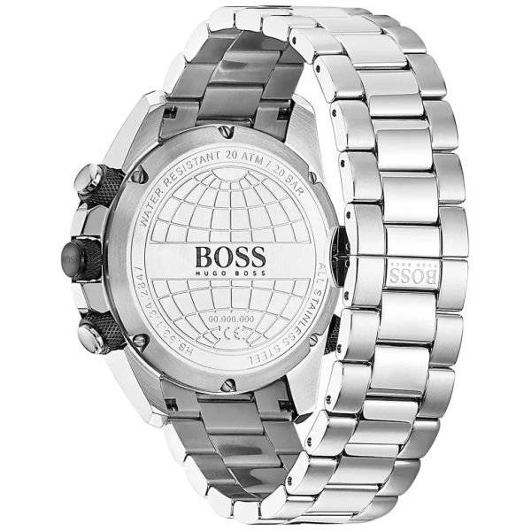 Montre homme Hugo Boss Nomad réf. 1513774, mouvement quartz, boîtier 44 mm, acier inoxydable, étanche 20 m – troisième vue