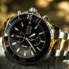 Montre homme Hugo Boss Ocean réf. 1513705, chronographe quartz, boîtier 46 mm, acier inoxydable – deuxième vue