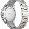Montre homme Hugo Boss Ocean réf. 1513705, chronographe quartz, boîtier 46 mm, acier inoxydable – troisième vue