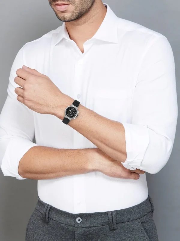 Montre homme Hugo Boss ONE réf. 1513997, chronographe quartz, boîtier 44 mm, acier inoxydable, silicone – vue principale, Horlova Maroc