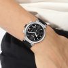 Montre homme Hugo Boss ONE réf. 1513997, chronographe quartz, boîtier 44 mm, acier inoxydable, silicone – deuxième vue