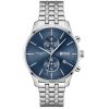 Montre homme Hugo Boss Pilot 44 mm réf. 1513839, bracelet acier, mouvement quartz chronographe – autre angle