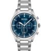 Montre homme Hugo Boss Pioneer réf. 1513867, chronographe quartz, acier inoxydable – vue principale, Horlova Maroc