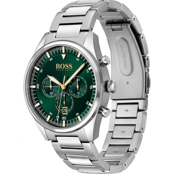 Montre homme Hugo Boss Pioneer réf. 1513868, chronographe quartz, acier inoxydable – deuxième vue