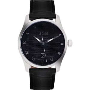 Montre homme Hugo Boss Principle Giftset réf. 1570190, mouvement quartz, boîtier 41 mm, cuir, verre minéral – vue principale, Horlova Maroc