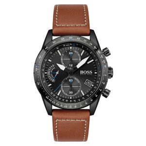 Montre homme Hugo Boss Professional réf. 1513851, chronographe quartz, acier inoxydable – vue principale, Horlova Maroc